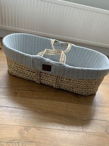 moses basket stand little green sheep