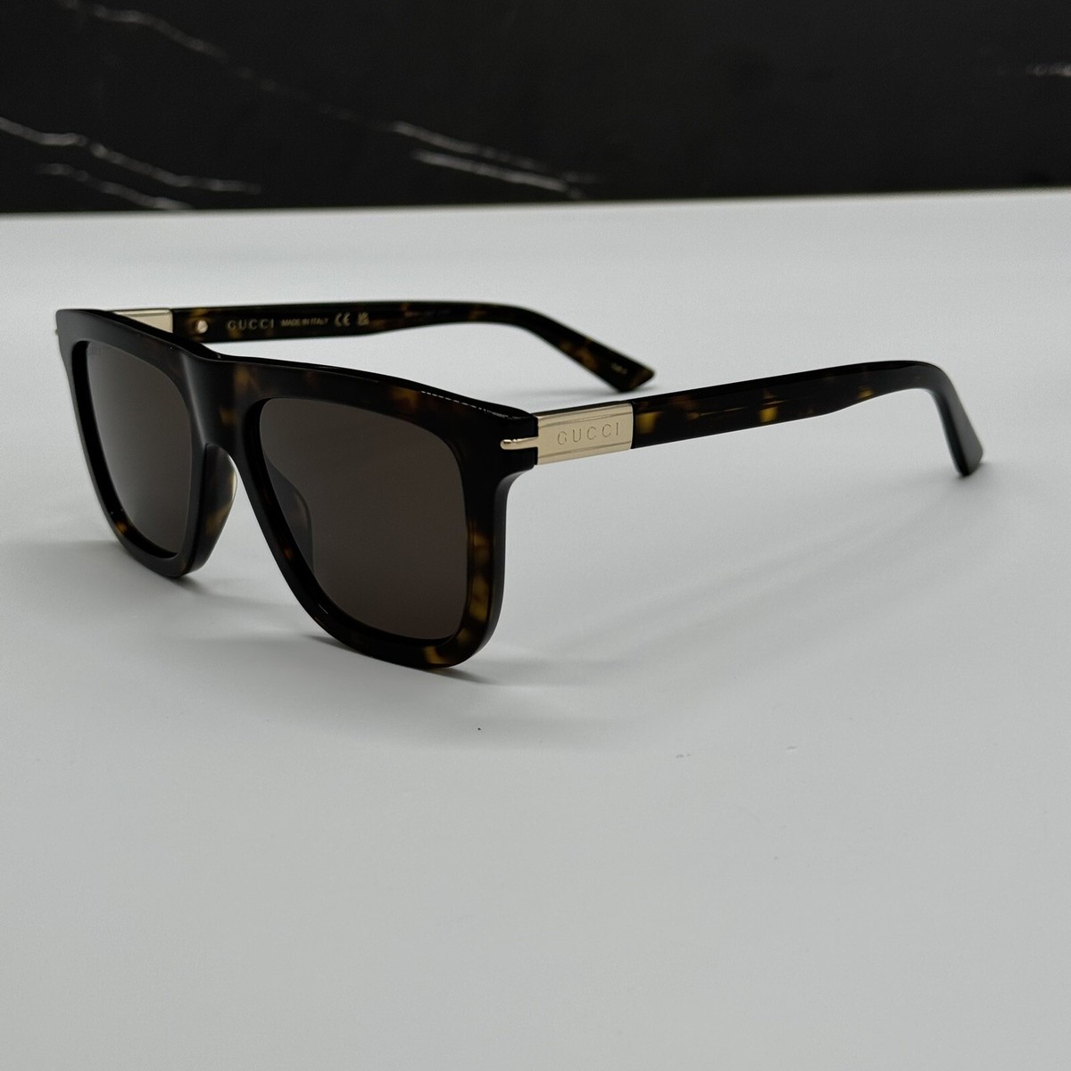 NEW GG1502S 002 GUCCI SQUARE HAVANA BROWN UNISEX SUNGLASSES 