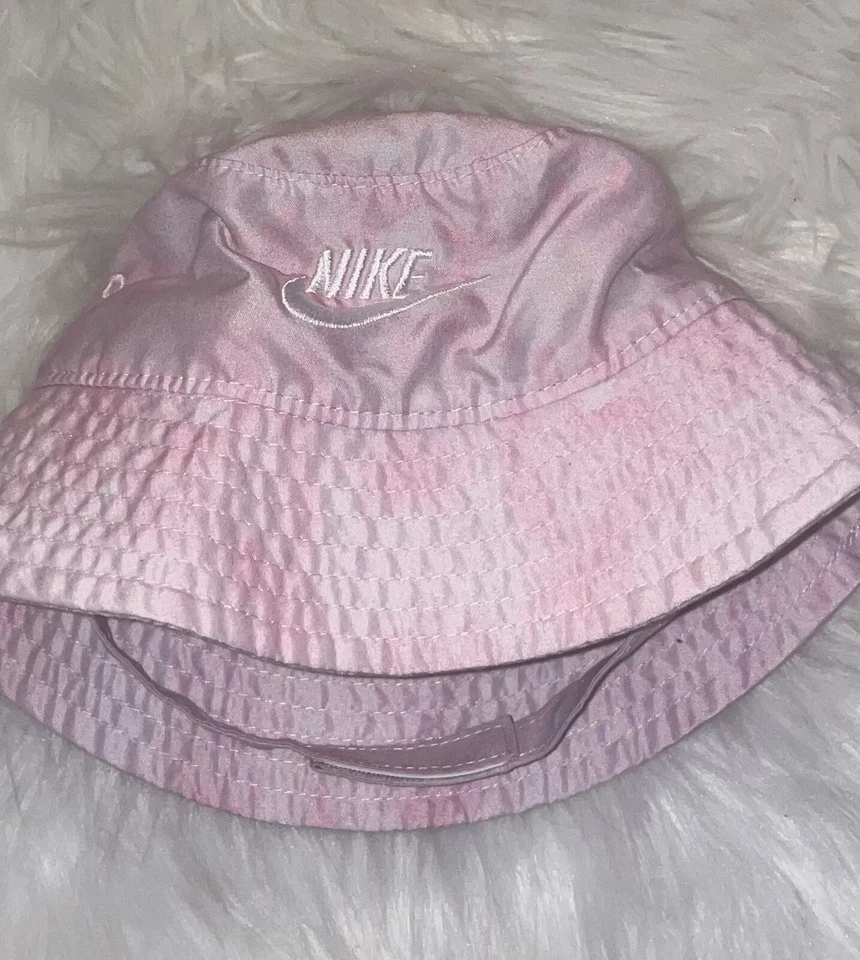 Nike Infante Bebé Niñas Rosa Sombrero Cubo UPF40+ 2942-A9Y Nuevo Foto 2 de 4