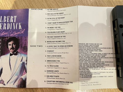 Engelbert Humperdink - Getting Sentimental, Cassette, Free P&P - Picture 2 of 5