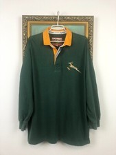 Vintage South Africa Cotton Traders Rugby Union Jersey Long Sleeve Rare Size L