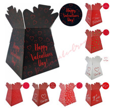 Valentines Living Flower Vase Vases TRANSPORTER BOX Sweet Gift Love Flowers UK