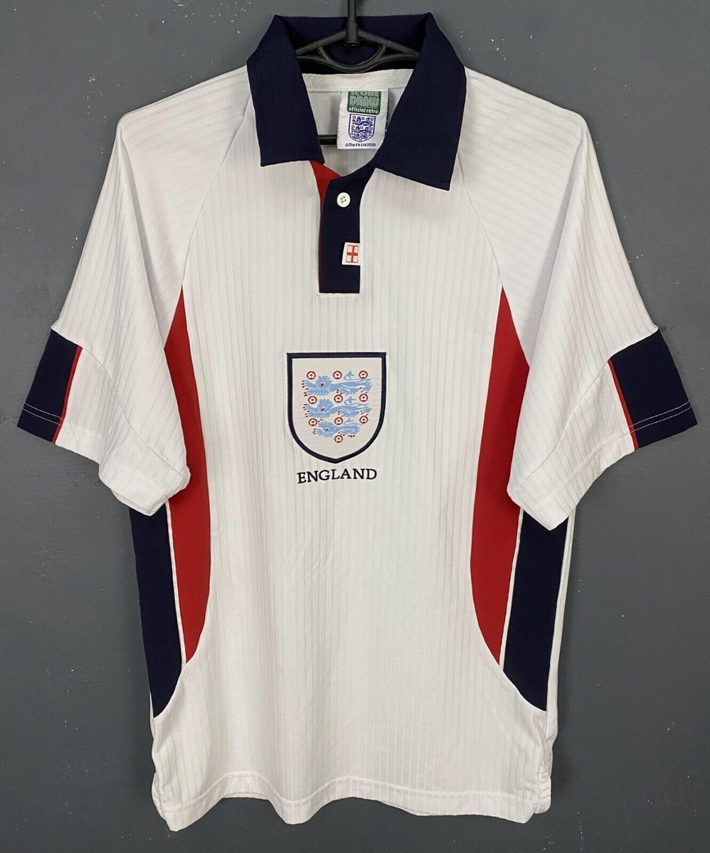 RETRO REPLICA MEN ENGLAND NATIONAL 1997/1998 SOCCER FOOTBALL SHIRT