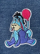 EEYORE Embroidery Iron On Patch NEW 8.25 Pooh Friends