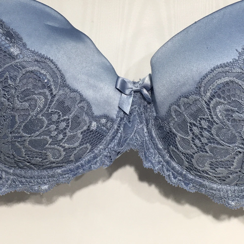 Catherine Malandrino Bra Powder Blue 38C Lace Molded Cup Underwire SaraMax - Image 2 of 4