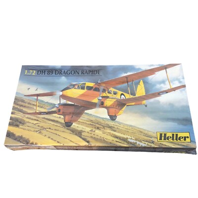 Heller DH89 Dragon Rapide 1/72 Scale Model Airplane Kit 80345 New Sealed