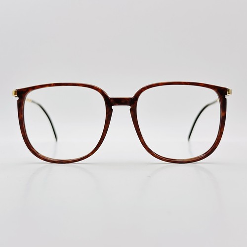 Silhouette eyeglasses Ladies Oval Gold Braun Oversize Vintage 80s Mod M 2707 New