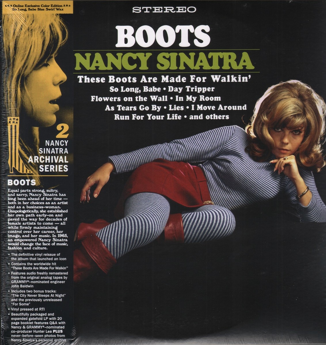 Nancy Sinatra - Boots (1,000 Numbered So Long Babe Blue Swirl