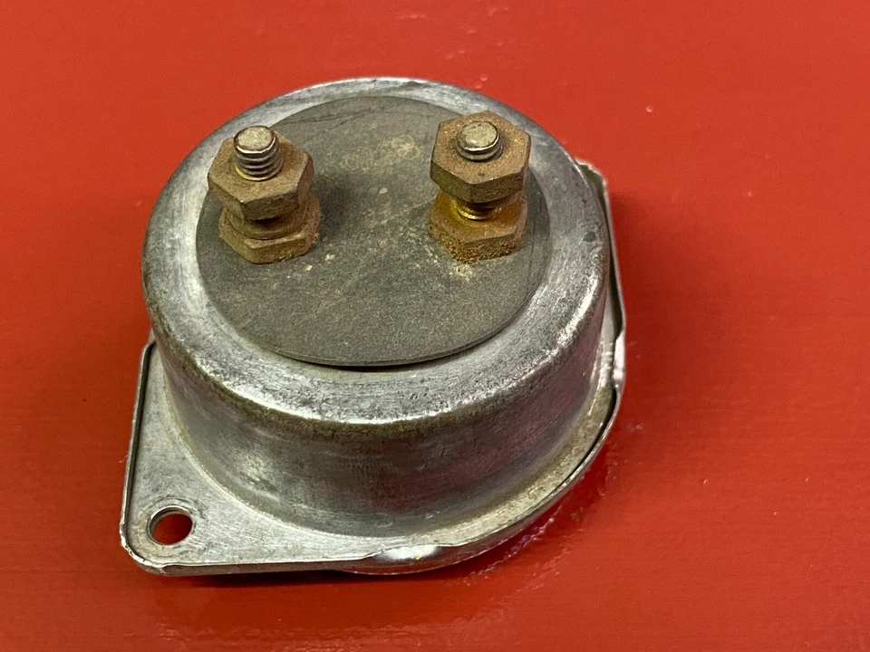 1933 CHEVROLET STANDARD 1934 MASTER & TRUCK AMPERE DASH GAUGE 6V CURVED GLASS - Image 4 of 4