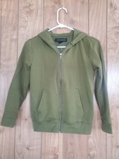 Treasure  Bond Boys Full Zip Hoodie Sz 7/8 Green