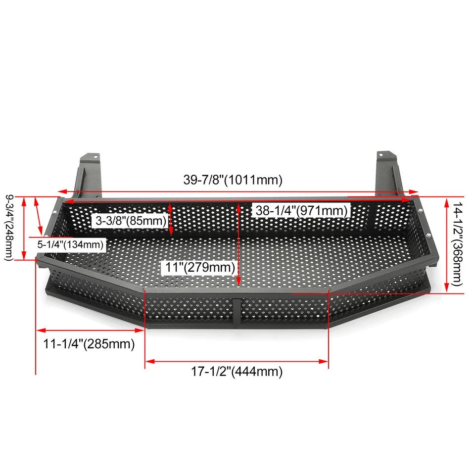 Front Clay Outer Cargo Basket For Club Car DS Golf Cart Gas & Electric Models - Image 3 of 4