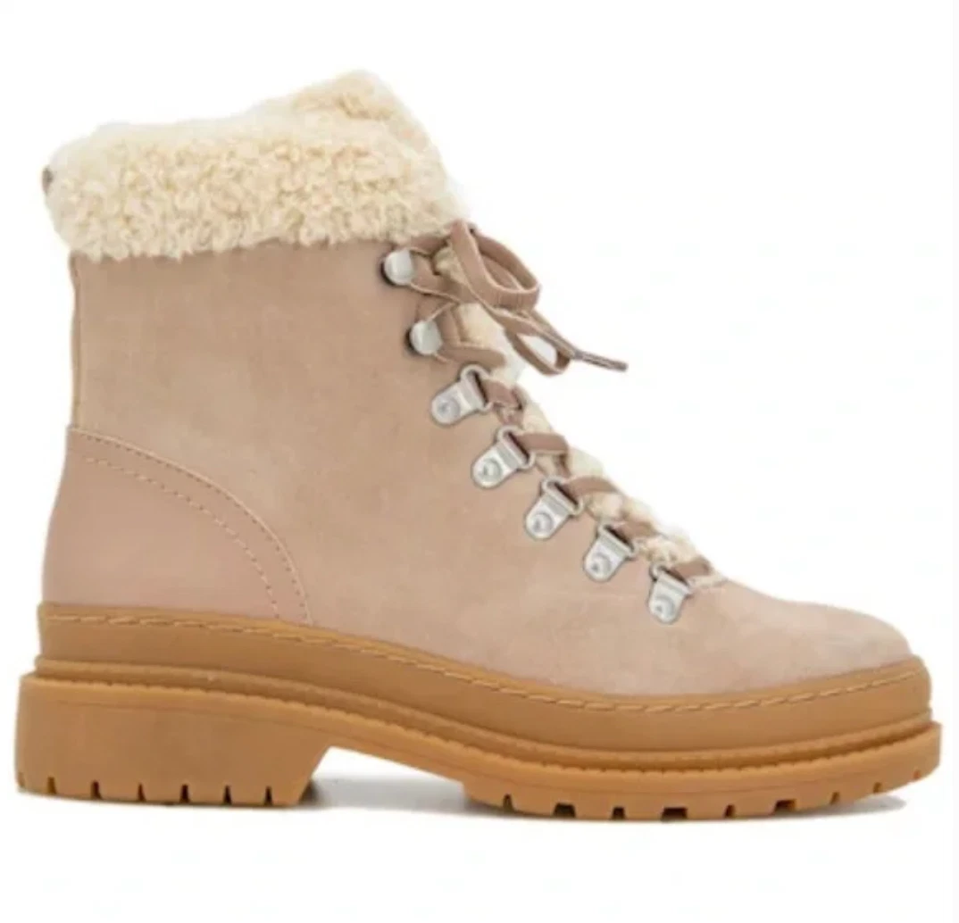 Size 10M Woman Splendid Yvonne Faux Shearling Lined Boots style
