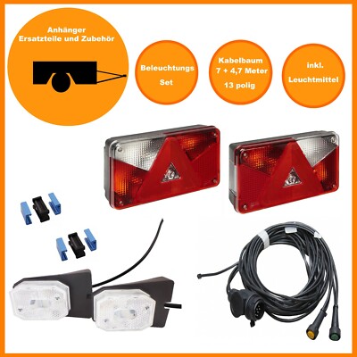 Beleuchtung Set - Kabelbaum 13 polig 7m + 4,7m DC Kabel Multipoint V 5 + POS.