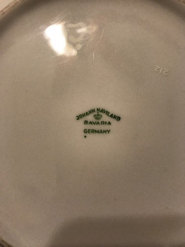 JOHANN HAVILAND SERVING / VEGETABLE BOWL BAVARIA GERMANY FOREVER SPRING PATTERN - Picture 3 of 5