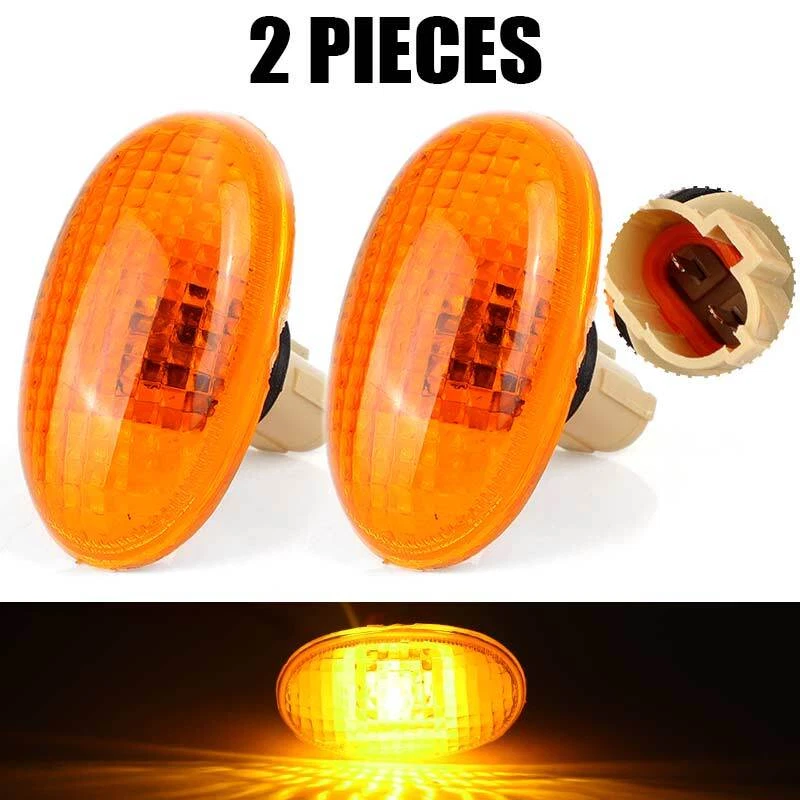 Fender Side Markers Signal Corner Lights For CHEVROLET AVEO DAEWOO SPARK II - Image 4 of 4