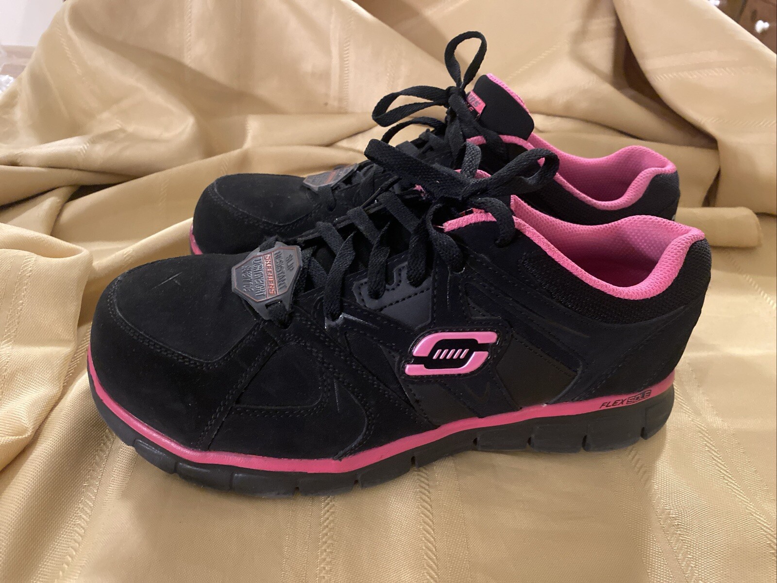 Skechers Shoes Womens Work Synergy Sandlot Alloy Toe Sneakers