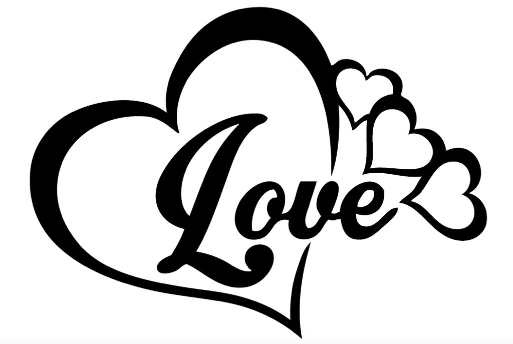 11” Heart Decal (Pick Your Color) | eBay
