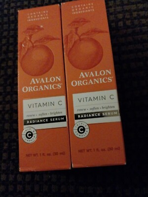 Avalon Organics Vitamin C Radiance Serum Triple C Complex 1 oz NEW
