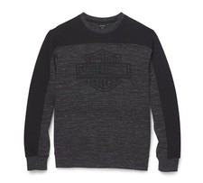 Harley-Davidson Men's Bar  Shield Colorblock Sweatshirt - 96291-22VM