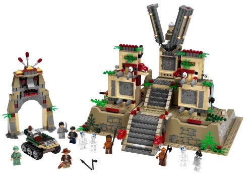 LEGO Indiana Jones 7627 Templo de la Calavera de Cristal 100% completo con placa base - Imagen 1 de 4