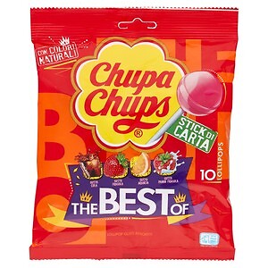 Chups Chups The Best Of Packaging 10 Lollipops | 4,2 Oz /120 Gr 