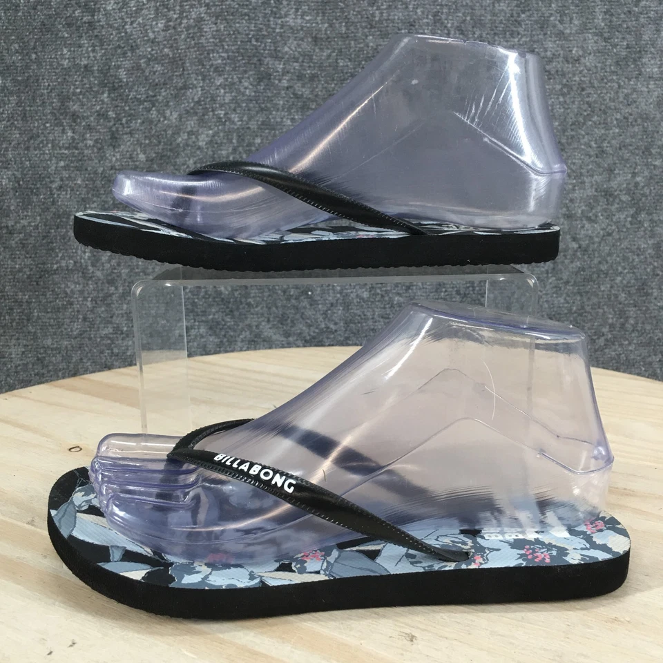 Sandalias Billa Bongs para mujer 6 L cómodas sin cordones chanclas de goma negra Foto 2 de 4