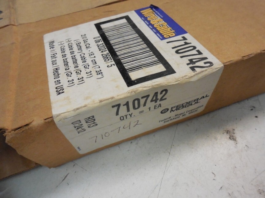 ばぁばです Federal Mogul Battery Cable - Negative 710742 | eBay