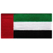UAE FLAG PATCH UNITED ARAB EMIRATES embroidered iron-on BADGE NATIONAL EMBLEM