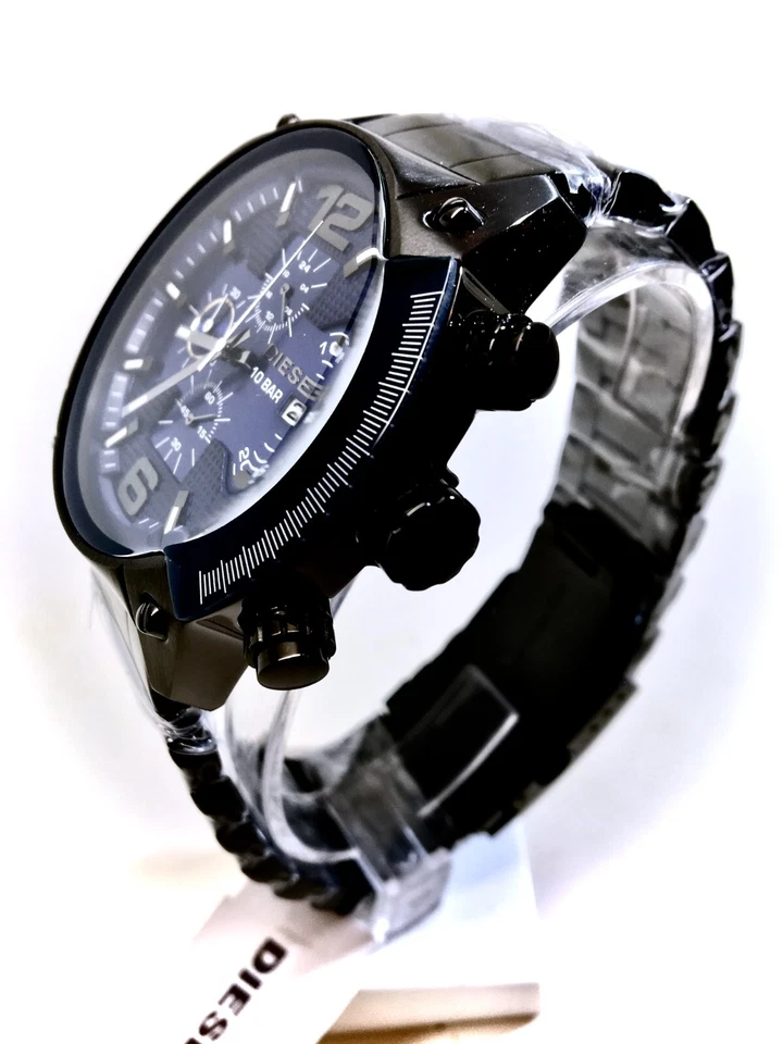 RELOJ CRONÓGRAFO AUTÉNTICO DIÉSEL DZ4412 DESBORDAMIENTO AZUL METALIZADO PARA HOMBRES SIN CAJA Foto 4 de 4