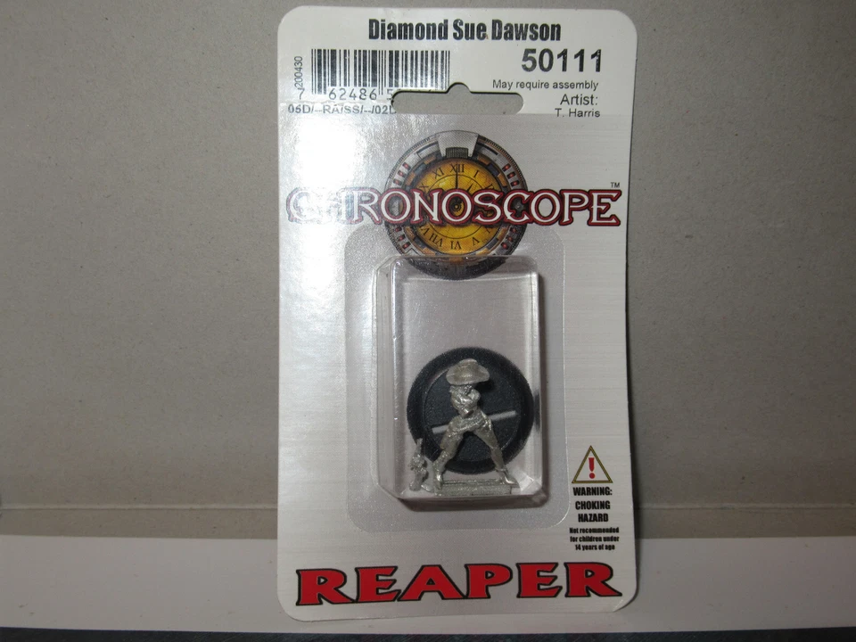 Lote de 13 miniaturas metálicas "western/vaquero/vaquera" nuevo en caja (Reaper, cronoscopio Foto 3 de 4