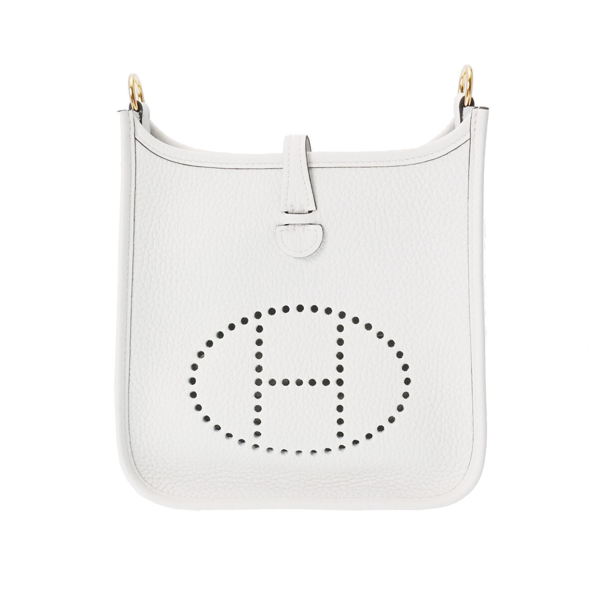 white hermes evelyne bag