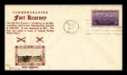 DR JIM STAMPS US COVER FORT KEARNY CENTENNIAL FDC SCOTT 970 CROSBY PHOTO