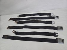 1968 Cadillac Deville Fleetwood Rear Seat Belts Black Oem Gm 13a68 1968 Cadillac Deville Fleetwood Rear Seat Belts Black Oem Gm 13a68