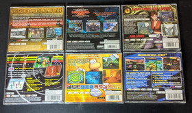 Dreamcast 6 Game Lot - Rayman Resident Rush Kombat Virtual Space - CIB + Reg