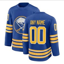 Custom Buffalo Team Hockey Jersey, Personalized Stitched Name Number Men's  