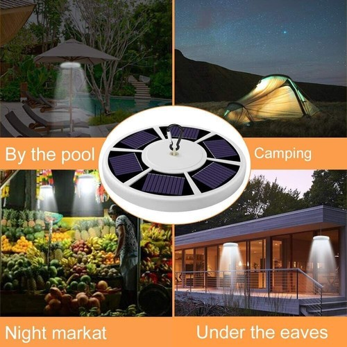Outdoor Solar Flag Pole Lights 26 LED Auto Active Super Bright Garden Waterproof - Picture 13 of 13