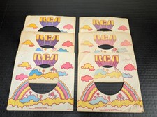 Lot of 6 Vintage RCA 45 RPM 7" Company Record Sleeves for Rock Jazz Soul Pop