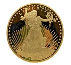1933 Gold-Plated Liberty Eagle $20 Coin + COA & Capsule