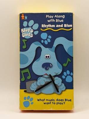 Blue s Clues Play Along With Blue Rhythm And Blue VHS