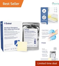 Xeroform Petrolatum Gauze Sterile Pack of 25 Non-Adherent Wound Dressing