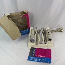 Vintage 1988 Conair Geometricks Crimper Spiral 5 In 1 Hair Styling Kit CB600
