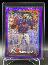 J.P. Martinez 2024 Topps Purple Holo Foil #19/799 (RC) - Atlanta Braves
