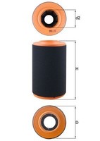 Mahle Lx 3353 Luftfilter FüR CitroËN,Fiat,Opel,Peugeot,Vauxhall