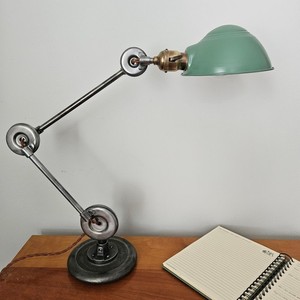 Vintage Edon Industrial Desk Lamp. Industrial Lighting  Antique Industrial Lamp.