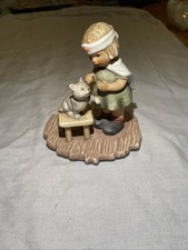 vintage Goebel Berta Hummel porcelain figurine titled "Tender Loving Care