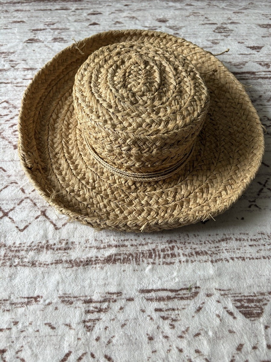 Helen Kaminski Madagascar Hand Rolled Raffia Straw Boater Hat Natural Helen Kaminski Aus Raffia Straw Boater Hat with 3 Ribbon Set  main image 2