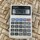 New ListingVtg Sharp Elsi Mate El-334L N8 Calculator Twin Power Solar Tested & Works Rare
