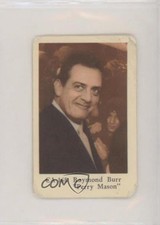 1962 Dutch Gum Star CA Set Raymond Burr (Perry Mason) #CA168 1p1