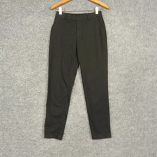 Uniqlo Pants Womens Extra Small Capsule Black Elastic Waist Mid Rise Pockets