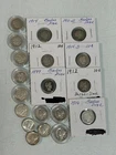 LOT OF 19 SILVER DIMES - MERCURY- BARBER -ROOSEVELT  VARYING CONDITION -